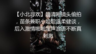 【小北寻欢】超清晰镜头偷拍，苗条兼职小姐姐温柔健谈，后入激情啪啪淫声浪语不断真刺激