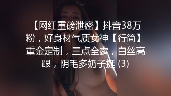 【网红重磅泄密】抖音38万粉，好身材气质女神【行简】重金定制，三点全露，白丝高跟，阴毛多奶子挺 (3)