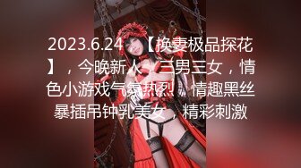 2023.6.24，【换妻极品探花】，今晚新人，三男三女，情色小游戏气氛热烈，情趣黑丝暴插吊钟乳美女，精彩刺激