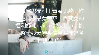 最新宅男福利！青春无敌！推特露脸极品女菩萨，百变女神福利姬【nainai】定制②，桃子臀一线天馒头逼裸舞摇奶各种挑逗 (5)