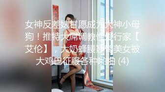 女神反差婊甘愿成为大神小母狗！推特大屌调教性爱行家【艾伦】，大奶蜂腰翘臀美女被大鸡巴征服各种啪啪 (4)